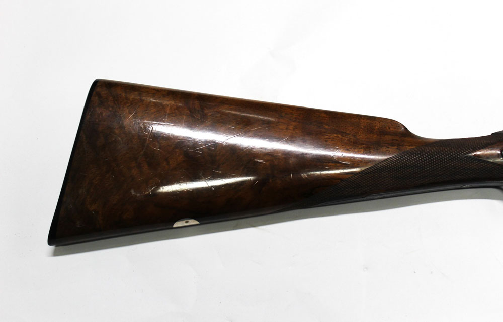 Morrow & Co a 12 bore side by side shotgun, with 28" sleeved barrels, - Image 3 of 5