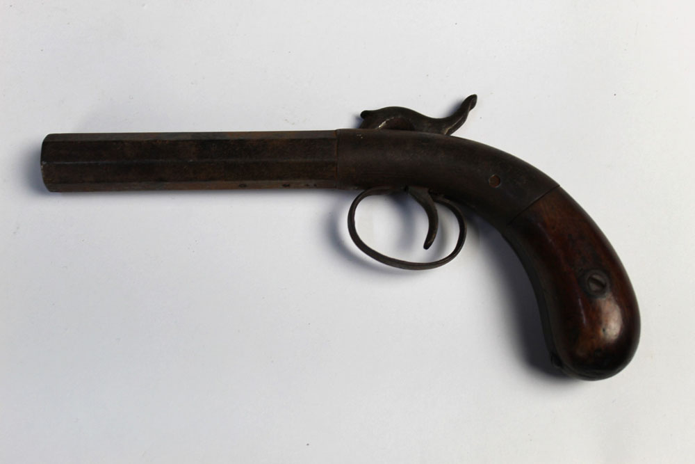 A Victorian percussion pistol, - Image 4 of 4