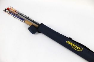 An Airflo rod tube containing Browning carbon feeder tips etc.
