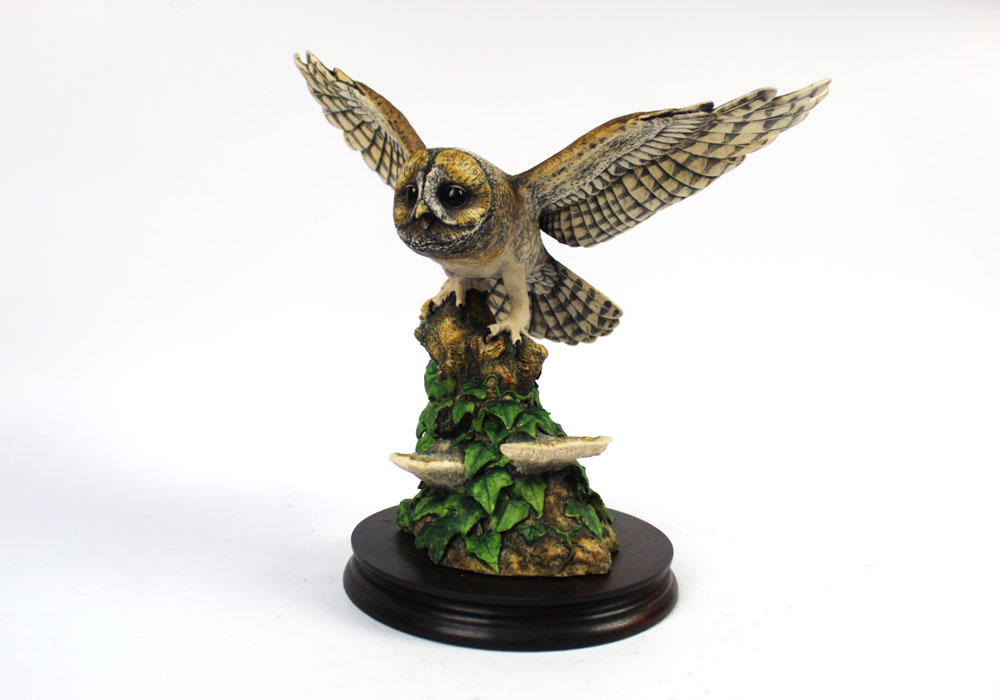 Border Fine Arts a figure of a tawny owl, signed Ayres dated 1986, - Image 2 of 2