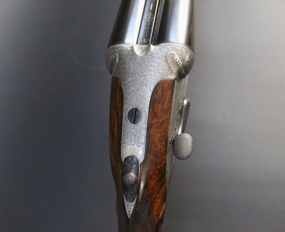 Stephen Grant & Sons London a pair of 12 bore side lever side by side shotguns, - Image 11 of 19