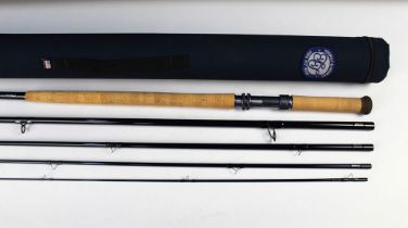 A Thomas and Thomas DH1510-5 salmon fly rod, in five sections 15',
