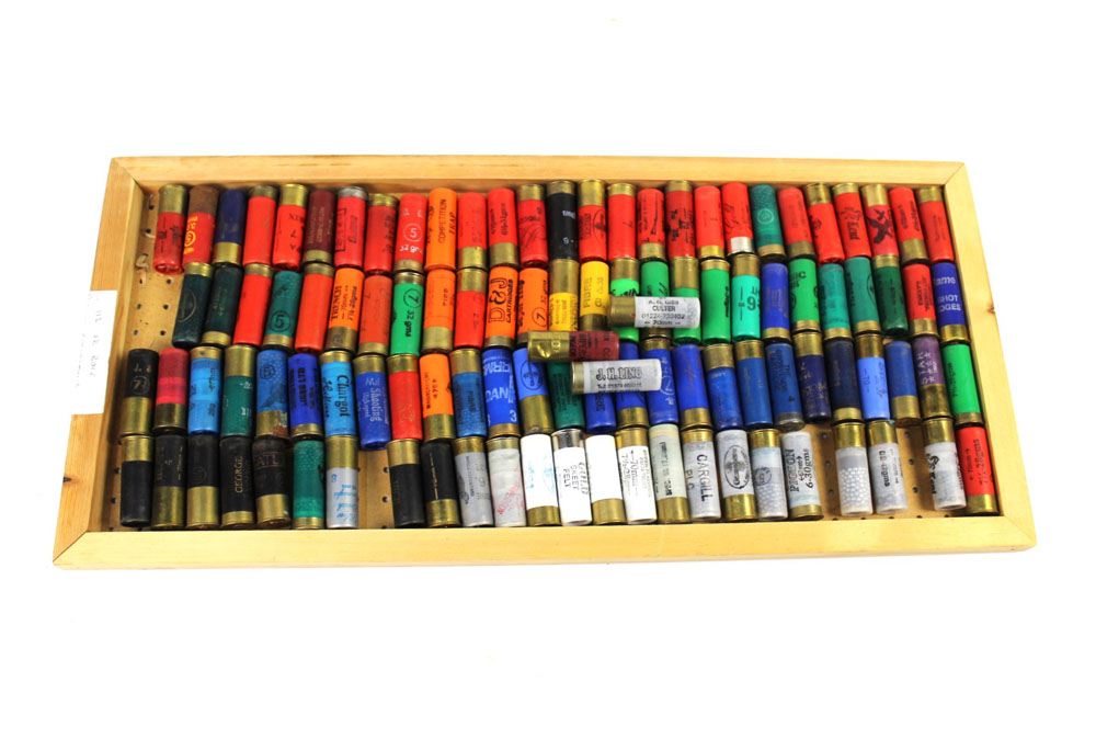 One hundred + collectors shotgun cartridges,