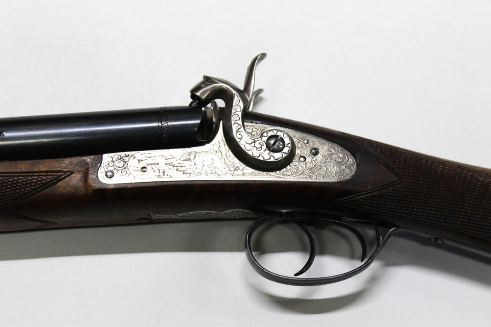 A Pedersoli Kodiak cal 58 muzzle loading percussion double rifle, with 28" barrels, - Image 2 of 5