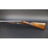 A Ugartechea 12 bore side by side shotgun, with 27 3/4" barrels, 70 mm chambers, boxlock,