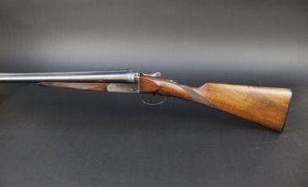 A Ugartechea 12 bore side by side shotgun, with 27 3/4" barrels, 70 mm chambers, boxlock,