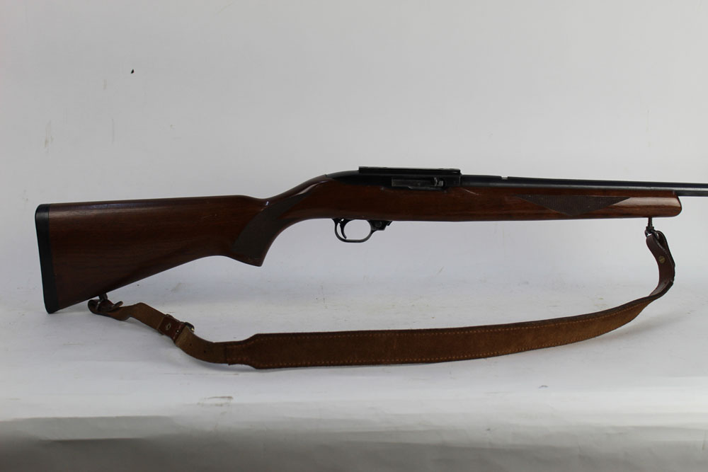 A Ruger 10/22 cal 22 LR semi automatic rifle, fitted with a sound moderator and leather sling, - Image 2 of 2