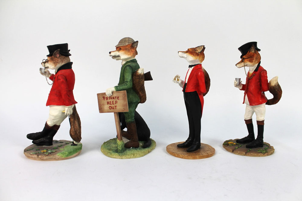 Border Fine Arts four Renyard Estate figurines, to include Viscount Albert Model A9278, - Image 4 of 6