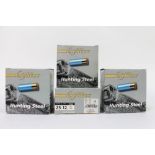 One hundred Lyalvale Express hunting steel 12 shotgun cartridges, 70 mm, 32 gram, shot size 4,