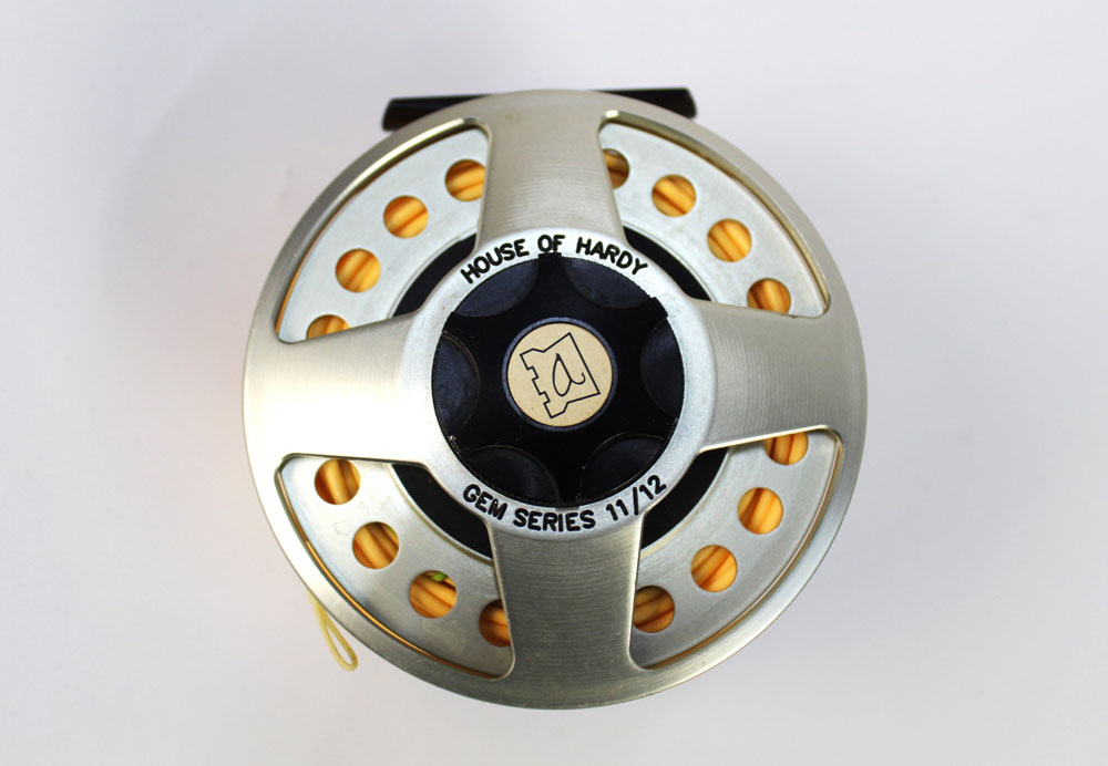 A Hardy Gem Series 11/12 salmon fly reel, with Neoprene pouch and spare spool. - Image 5 of 6