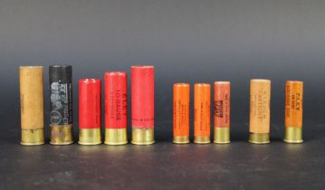 Ten collectors shotgun cartridges, to include Kynoch Gastight 14 bore, Eley Noble Gastight 24 bore,