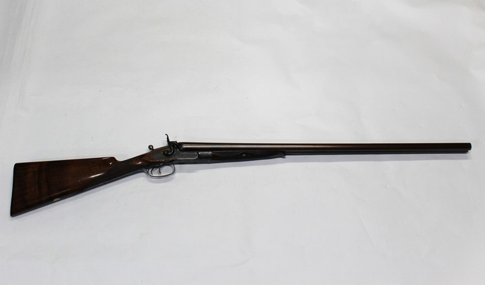 James Squires London, a 12 bore side by side hammer gun with 29 3/4" Damascus barrels, - Image 2 of 6