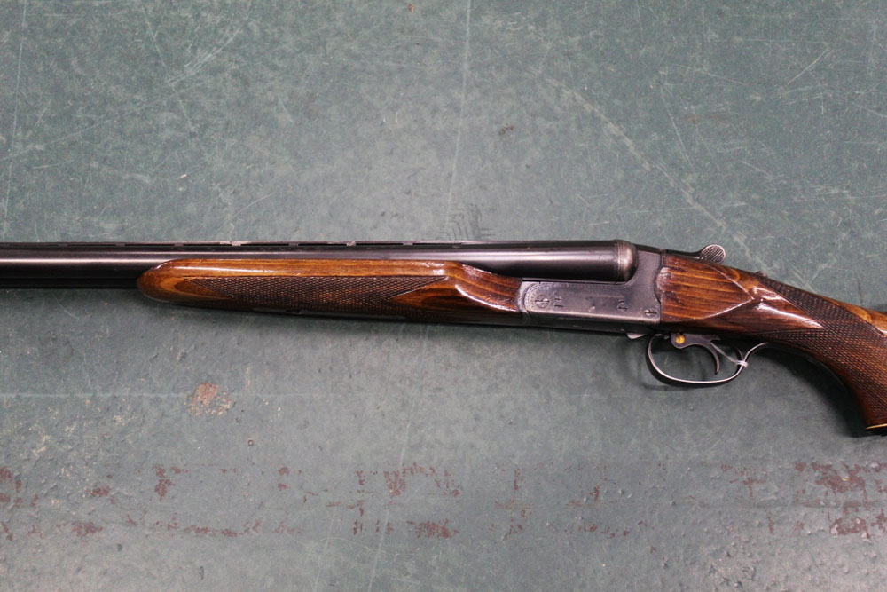 An AYA Matador 12 bore side by side shotgun, with 26" barrels, improved cylinder and cylinder choke, - Image 2 of 3