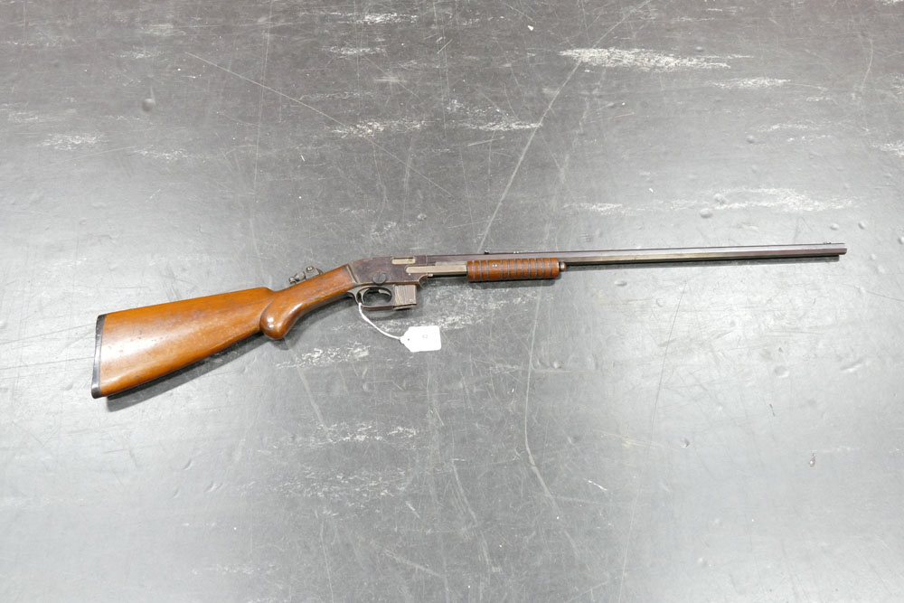 A Savage 1906 pump action cal 22 LR rifle, - Image 2 of 3