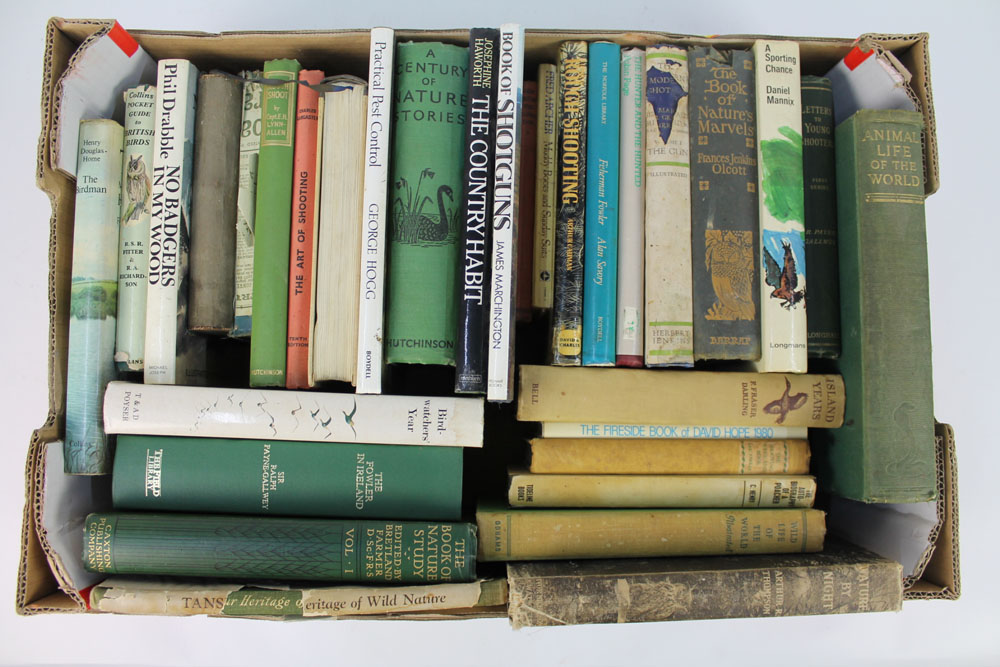 Thirty two books, to include "Island Years" by F Fraser Darling.