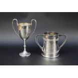 Two Hound Trailing trophies,