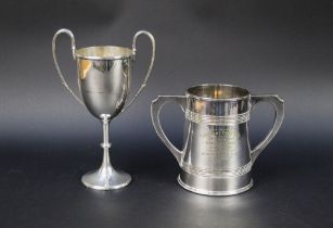 Two Hound Trailing trophies,