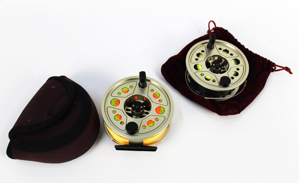 A Hardy Gem Series 11/12 salmon fly reel, with Neoprene pouch and spare spool. - Image 4 of 6