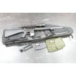 Southern Gun Company cal 223 straight pull AR15 type rifle,