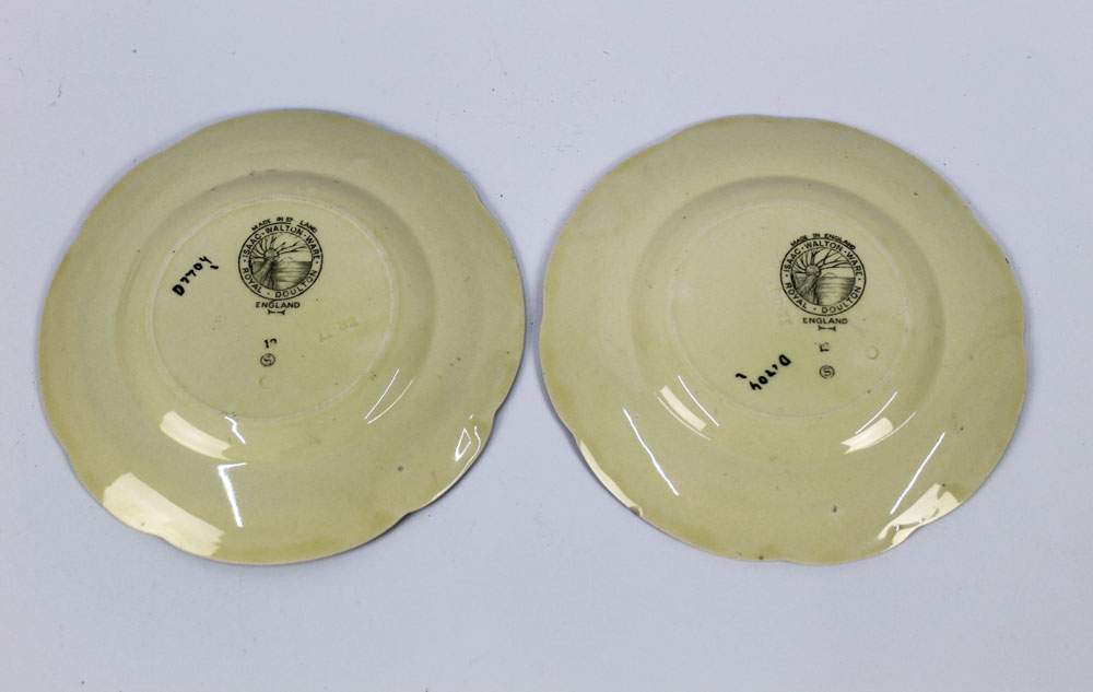 Two Royal Doulton Isaac Walton ware plates, - Image 3 of 4