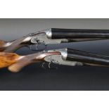 Stephen Grant & Sons London a pair of 12 bore side lever side by side shotguns,