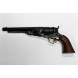 Ubereti Model 1860 Army black powder revolver, with 8" barrel, cal 44,
