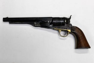 Ubereti Model 1860 Army black powder revolver, with 8" barrel, cal 44,