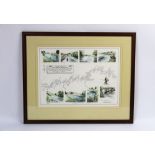 Ian Reed a signed limited edition print "A Pool Guide To The River Derwent" from Bassenthwaite Lake
