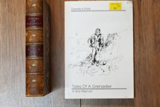 Leather bound copy of "The History of Galloway" published by John Nicholson and "Tales of The