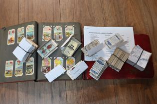 Collection of cigarette cards - sorted and catalogued