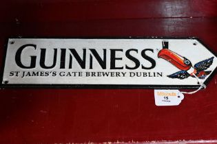 Reproduction cast metal Guinness advertising plaque