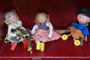 Three vintage Pelham puppets