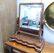 Dressing table mirror, 70 cm high, 60 cm long,