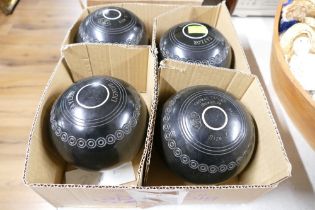 Four Taylor Lignoid bowls,