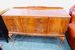 Reproduction veneered sideboard