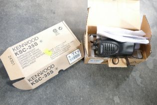 Kenwood radio and charger