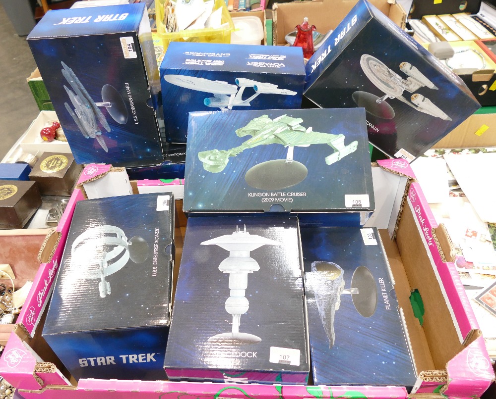 Boxed Eagle Moss Star Trek models