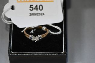 9 ct gold ring,