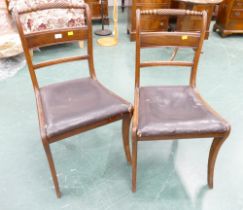 Pair of early 19th century dining chairs
