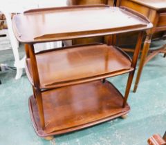 Mid century three tier trolley