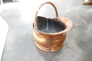 Copper coal helmet