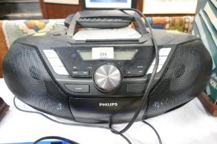 Phillips CD radio cassette player with remote control