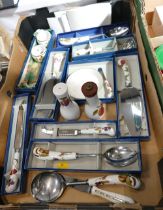 Quantity of Royal Worcester cake knives, slices, napkin rings etc.