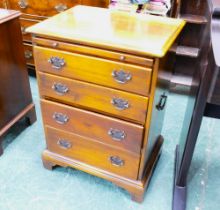 Quality reproduction bachelor's style chest, height 70 cm,