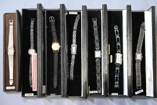 Seven boxed ladies wristwatches