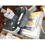 Pixma printer with spare cartridges and paper