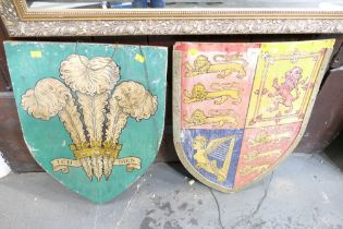Two heraldic shields
