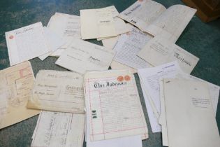 Late 19th and early 20th century legal papers, documents,