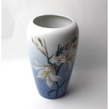 Royal Copenhagen floral vase,