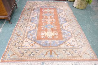 Modern tasselled rug, length 240 cm,